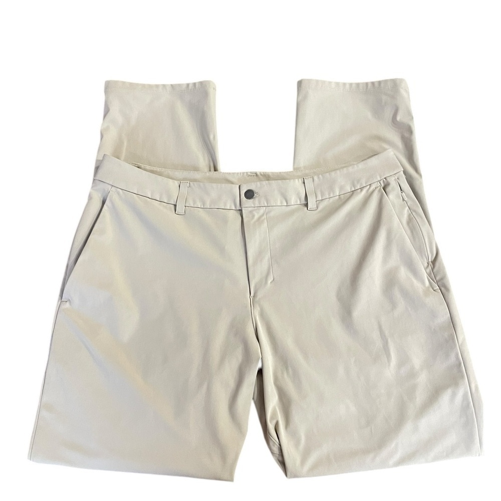 Lululemon Commission Pant Relaxed 34” Warpstreme Trench Mens Size 38